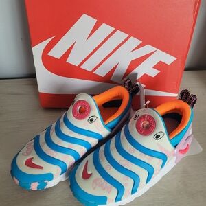 Nike Kids Blue and Pink Shoes